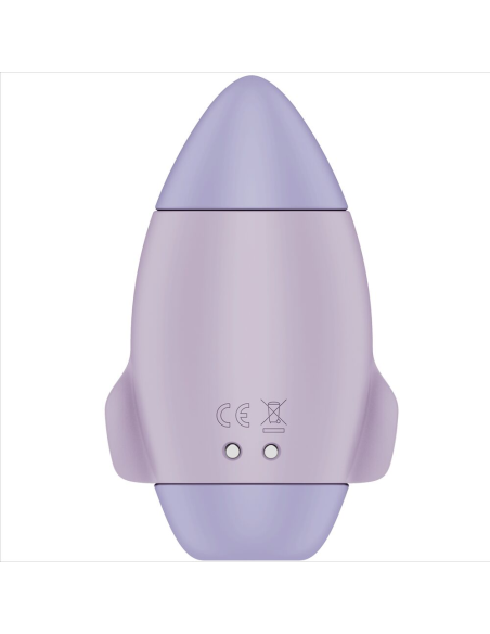 SATISFYER - MISSION CONTROL LILA VIBRADOR PEQUEÑO DE DOBLE IMPULSO