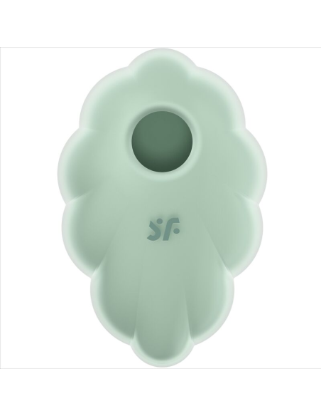 SATISFYER - CLOUD DANCER VERDE VIBRADOR AIR PULSE