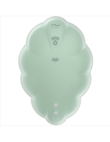SATISFYER - CLOUD DANCER VERDE VIBRADOR AIR PULSE