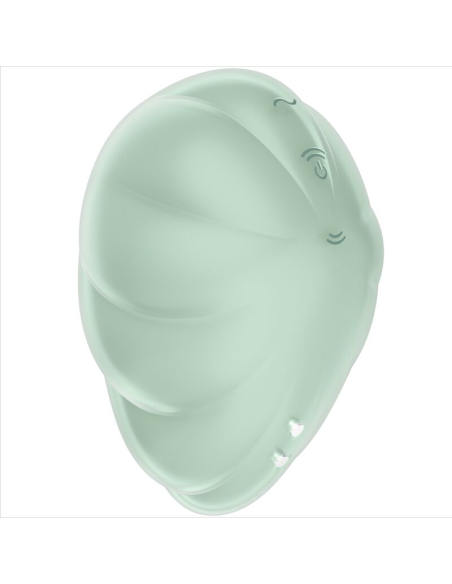 SATISFYER - CLOUD DANCER VERDE VIBRADOR AIR PULSE