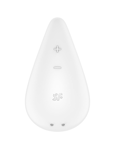 SATISFYER - DEW DROP VIBRADOR LAY-ON BLANCO