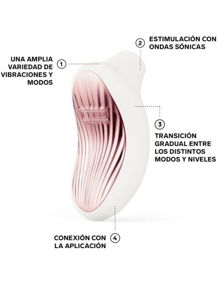 LELO - SONA 3 MASAJEADOR SÓNICO DE CLÍTORIS BLANCO