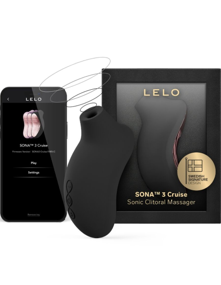 LELO - SONA 3 CRUISE MASAJEADOR SÓNICO DE CLÍTORIS NEGRO