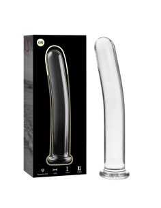 NEBULA SERIES BY IBIZA - MODELO 8 DILDO CRISTAL TRANSPARENTE 14.5 CM -O- 2 CM