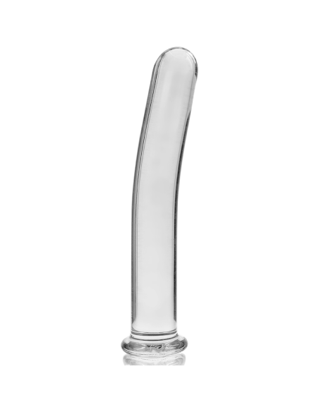 NEBULA SERIES BY IBIZA - MODELO 8 DILDO CRISTAL TRANSPARENTE 14.5 CM -O- 2 CM