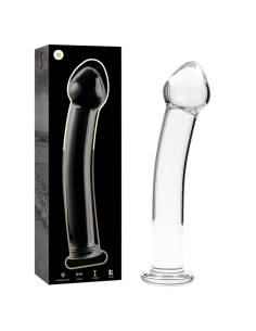 NEBULA SERIES BY IBIZA - MODELO 11 DILDO CRISTAL TRANSPARENTE 16 CM -O- 3 CM
