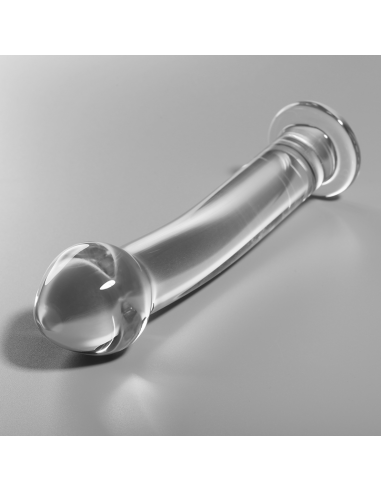 NEBULA SERIES BY IBIZA - MODELO 11 DILDO CRISTAL TRANSPARENTE 16 CM -O- 3 CM