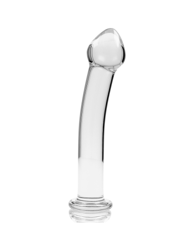 NEBULA SERIES BY IBIZA - MODELO 11 DILDO CRISTAL TRANSPARENTE 16 CM -O- 3 CM