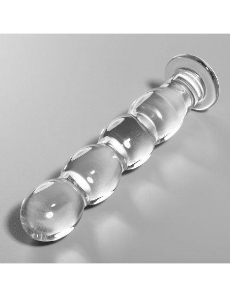 NEBULA SERIES BY IBIZA - MODELO 10 DILDO CRISTAL TRANSPARENTE 16.5 CM -O- 3.5 CM