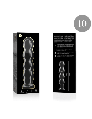 NEBULA SERIES BY IBIZA - MODELO 10 DILDO CRISTAL TRANSPARENTE 16.5 CM -O- 3.5 CM