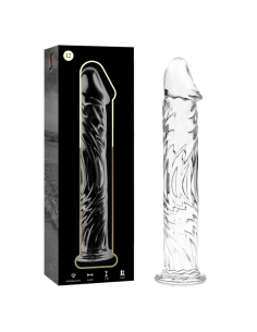 NEBULA SERIES BY IBIZA - MODELO 12 DILDO CRISTAL TRANSPARENTE 17 CM -O- 3.5 CM