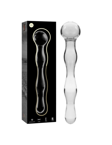 NEBULA SERIES BY IBIZA - MODELO 13 DILDO CRISTAL TRANSPARENTE 18 CM -O- 3.5 CM