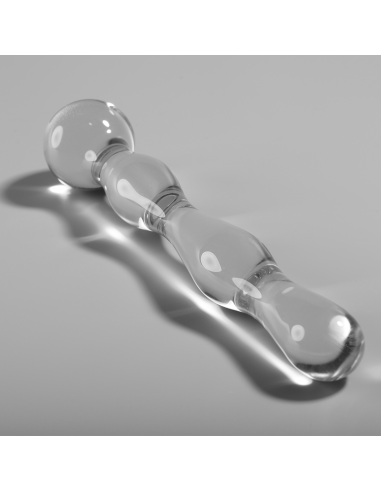 NEBULA SERIES BY IBIZA - MODELO 13 DILDO CRISTAL TRANSPARENTE 18 CM -O- 3.5 CM