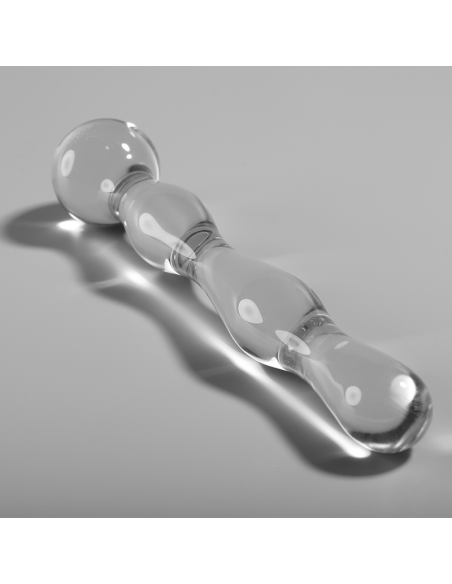 NEBULA SERIES BY IBIZA - MODELO 13 DILDO CRISTAL TRANSPARENTE 18 CM -O- 3.5 CM
