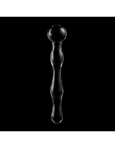NEBULA SERIES BY IBIZA - MODELO 13 DILDO CRISTAL TRANSPARENTE 18 CM -O- 3.5 CM
