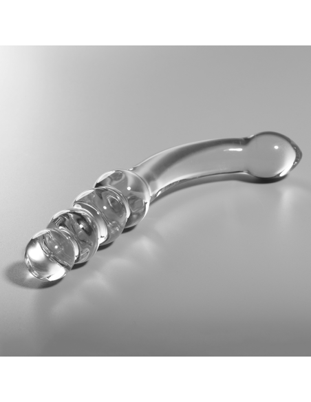 NEBULA SERIES BY IBIZA - MODELO 14 DILDO CRISTAL TRANSPARENTE 18.5 CM -O- 3 CM