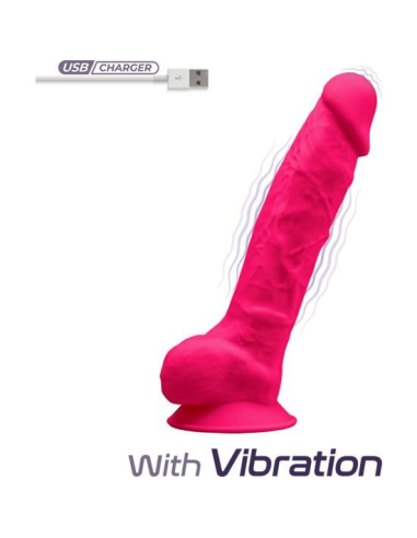 SILEXD MODELO 1 PENE REALÍSTICO CON VIBRACIÓN 21,5CM - ROSA
