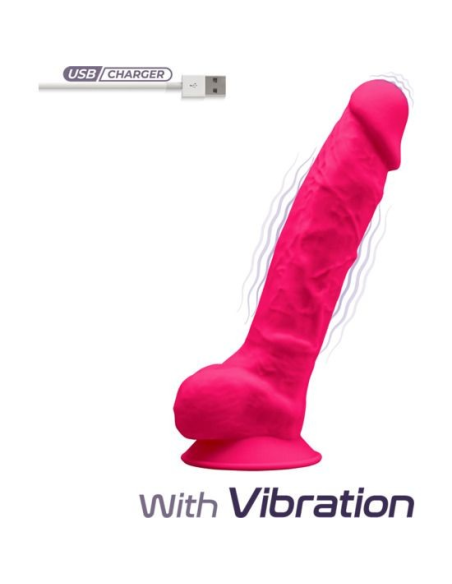 SILEXD MODELO 1 PENE REALÍSTICO CON VIBRACIÓN 21,5CM - ROSA