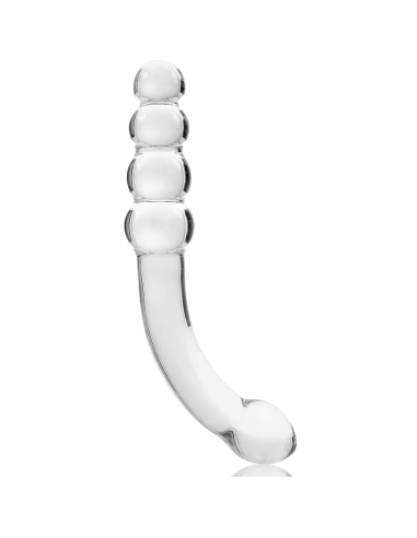 NEBULA SERIES BY IBIZA - MODELO 14 DILDO CRISTAL TRANSPARENTE 18.5 CM -O- 3 CM
