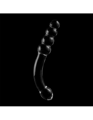 NEBULA SERIES BY IBIZA - MODELO 14 DILDO CRISTAL TRANSPARENTE 18.5 CM -O- 3 CM