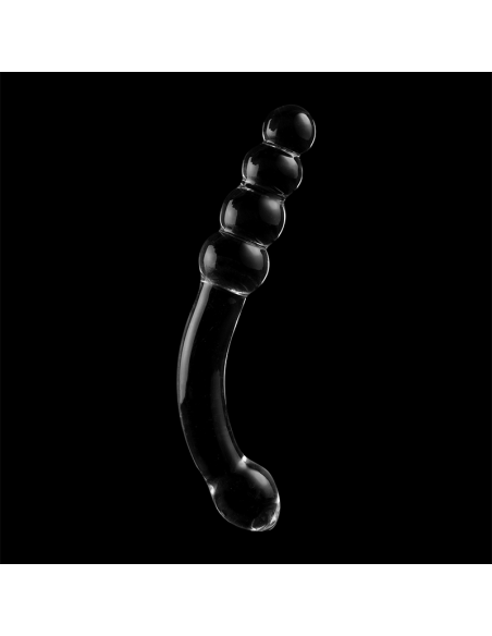 NEBULA SERIES BY IBIZA - MODELO 14 DILDO CRISTAL TRANSPARENTE 18.5 CM -O- 3 CM
