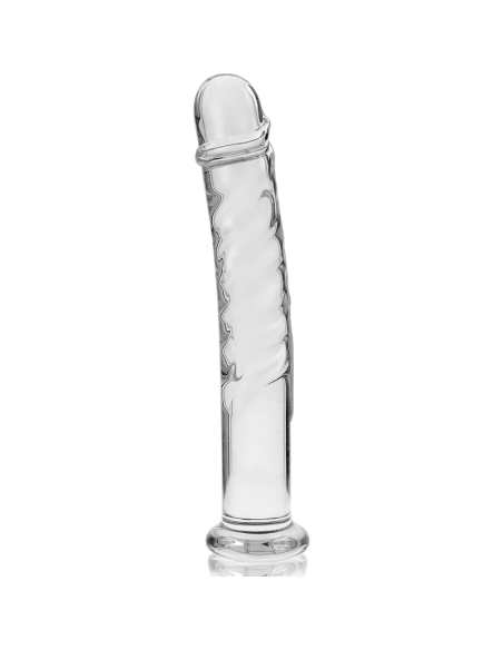 NEBULA SERIES BY IBIZA - MODELO 16 DILDO CRISTAL TRANSPARENTE 18.5 CM -O- 3 CM
