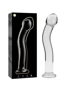 NEBULA SERIES BY IBIZA - MODELO 18 DILDO CRISTAL TRANSPARENTE 18.5 CM -O- 3.5 CM