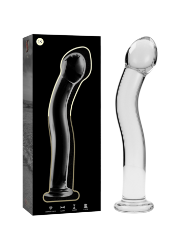 NEBULA SERIES BY IBIZA - MODELO 18 DILDO CRISTAL TRANSPARENTE 18.5 CM -O- 3.5 CM