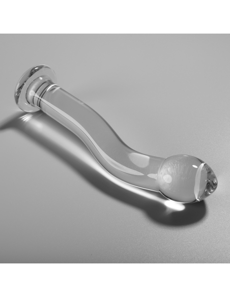 NEBULA SERIES BY IBIZA - MODELO 18 DILDO CRISTAL TRANSPARENTE 18.5 CM -O- 3.5 CM