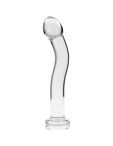 NEBULA SERIES BY IBIZA - MODELO 18 DILDO CRISTAL TRANSPARENTE 18.5 CM -O- 3.5 CM