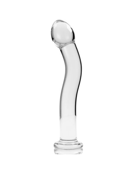 NEBULA SERIES BY IBIZA - MODELO 18 DILDO CRISTAL TRANSPARENTE 18.5 CM -O- 3.5 CM