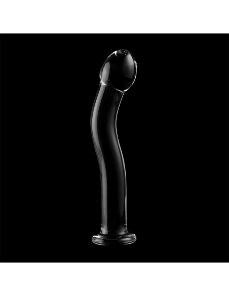 NEBULA SERIES BY IBIZA - MODELO 18 DILDO CRISTAL TRANSPARENTE 18.5 CM -O- 3.5 CM
