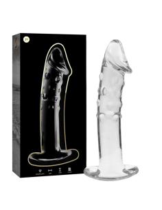 NEBULA SERIES BY IBIZA - MODELO 19 DILDO CRISTAL TRANSPARENTE 18.5 CM -O- 4 CM