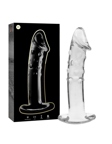 NEBULA SERIES BY IBIZA - MODELO 19 DILDO CRISTAL TRANSPARENTE 18.5 CM -O- 4 CM