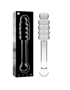 NEBULA SERIES BY IBIZA - MODELO 20 DILDO CRISTAL TRANSPARENTE 20.5 CM -O- 3 CM