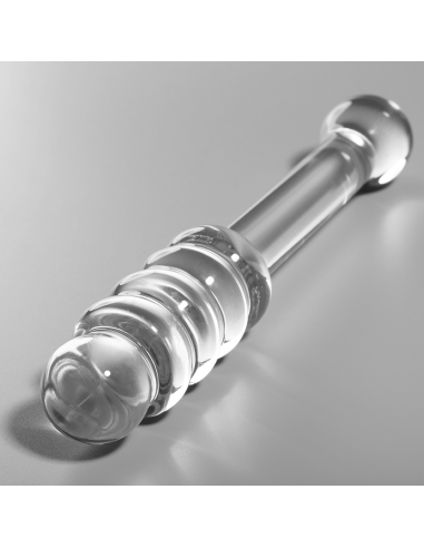 NEBULA SERIES BY IBIZA - MODELO 20 DILDO CRISTAL TRANSPARENTE 20.5 CM -O- 3 CM