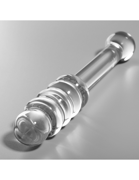 NEBULA SERIES BY IBIZA - MODELO 20 DILDO CRISTAL TRANSPARENTE 20.5 CM -O- 3 CM