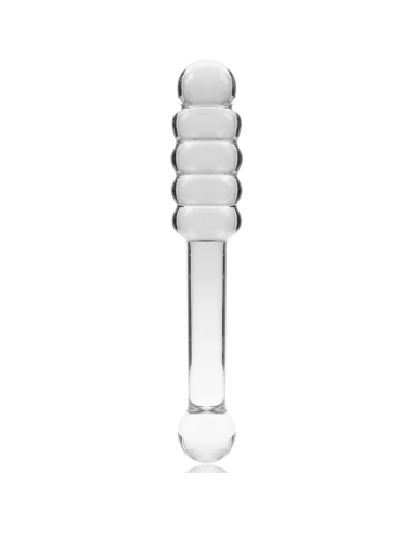 NEBULA SERIES BY IBIZA - MODELO 20 DILDO CRISTAL TRANSPARENTE 20.5 CM -O- 3 CM