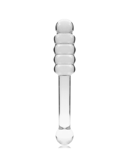 NEBULA SERIES BY IBIZA - MODELO 20 DILDO CRISTAL TRANSPARENTE 20.5 CM -O- 3 CM