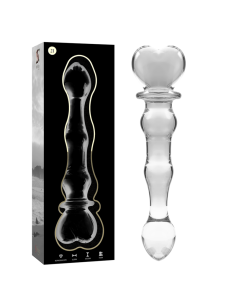 NEBULA SERIES BY IBIZA - MODELO 21 DILDO CRISTAL TRANSPARENTE 20.5 CM -O- 3.5 CM