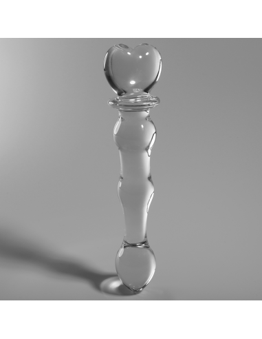 NEBULA SERIES BY IBIZA - MODELO 21 DILDO CRISTAL TRANSPARENTE 20.5 CM -O- 3.5 CM