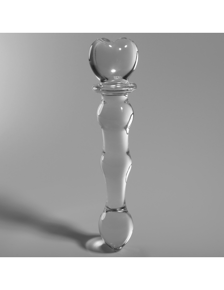NEBULA SERIES BY IBIZA - MODELO 21 DILDO CRISTAL TRANSPARENTE 20.5 CM -O- 3.5 CM