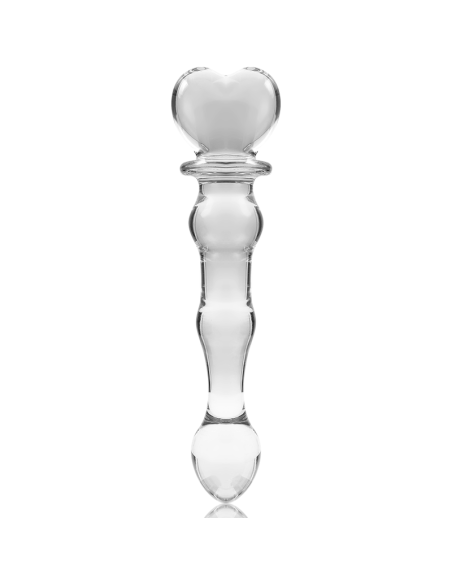 NEBULA SERIES BY IBIZA - MODELO 21 DILDO CRISTAL TRANSPARENTE 20.5 CM -O- 3.5 CM