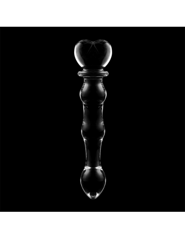 NEBULA SERIES BY IBIZA - MODELO 21 DILDO CRISTAL TRANSPARENTE 20.5 CM -O- 3.5 CM