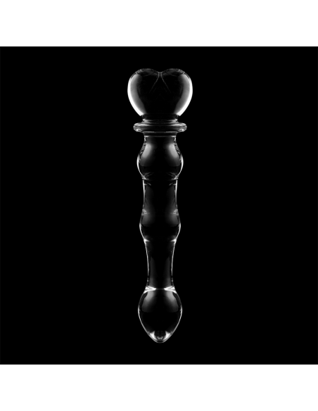 NEBULA SERIES BY IBIZA - MODELO 21 DILDO CRISTAL TRANSPARENTE 20.5 CM -O- 3.5 CM