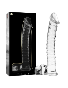NEBULA SERIES BY IBIZA - MODELO 23 DILDO CRISTAL TRANSPARENTE 21.5 CM -O- 4 CM