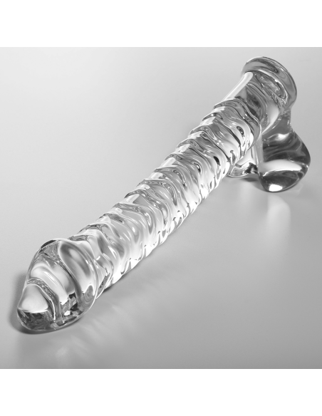 NEBULA SERIES BY IBIZA - MODELO 23 DILDO CRISTAL TRANSPARENTE 21.5 CM -O- 4 CM