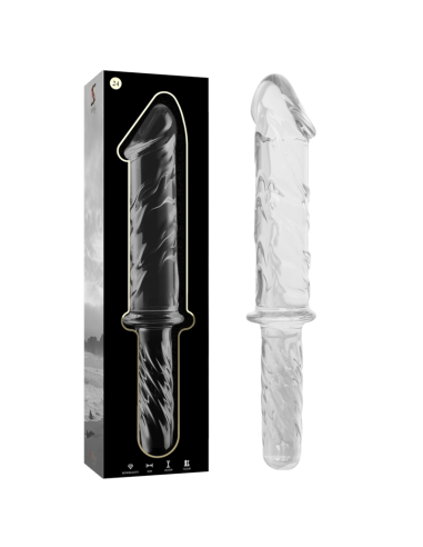 NEBULA SERIES BY IBIZA - MODELO 24 DILDO CRISTAL TRANSPARENTE 28.5 CM -O- 5 CM