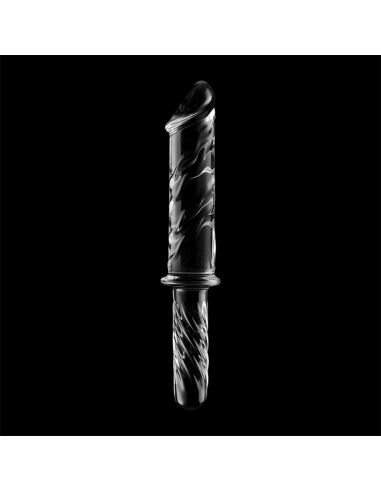 NEBULA SERIES BY IBIZA - MODELO 24 DILDO CRISTAL TRANSPARENTE 28.5 CM -O- 5 CM