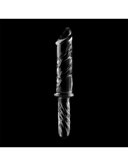 NEBULA SERIES BY IBIZA - MODELO 24 DILDO CRISTAL TRANSPARENTE 28.5 CM -O- 5 CM